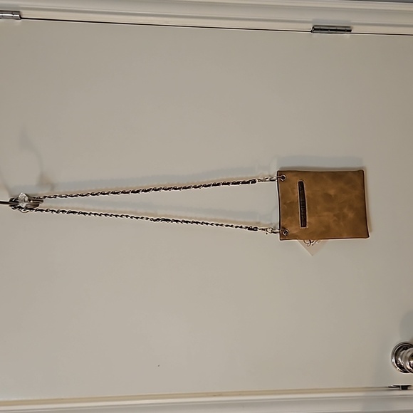 Brown Faux Leather Western Concho Crossbody Mini Bag - Picture 5 of 7